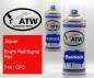 Preview: Jaguar, Bright Red/Signal Red, 748 / CFC: 400ml Sprühdose + 400ml Klarlack - Set, von ATW Autoteile West.